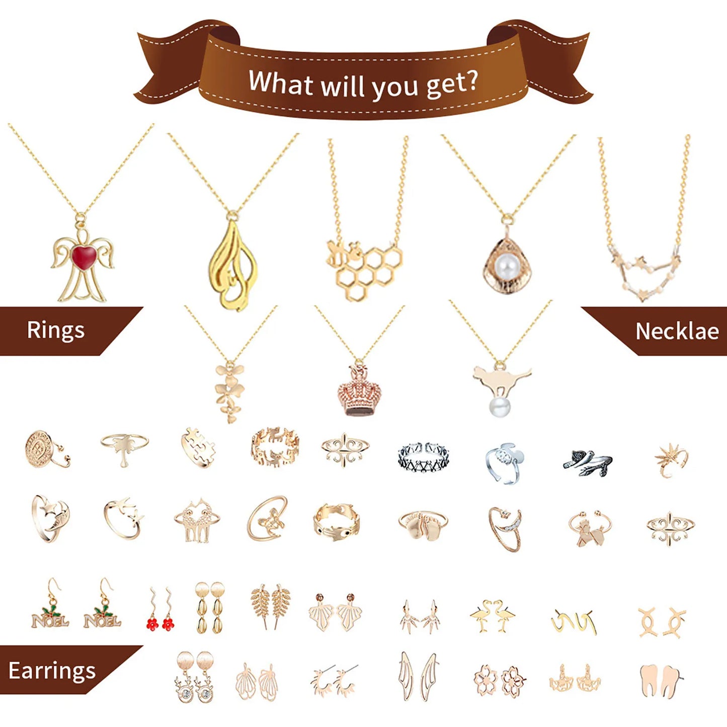 Advent or New Year Calendar Women's Jewelry