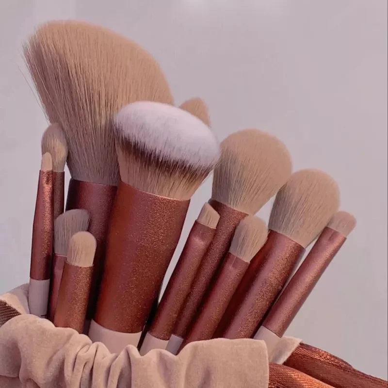 Set of 13 Makeup Brushes