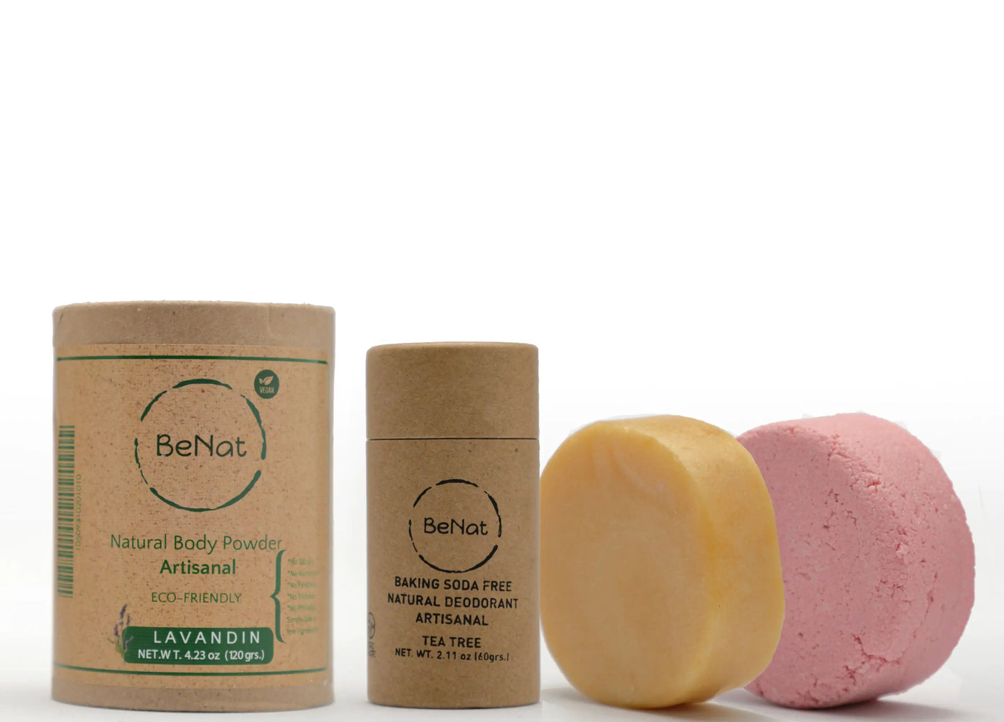 Set of 4 Zero Waste Artisanal Deodorants